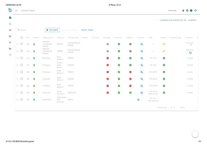 Z-Wave JS UI page 3